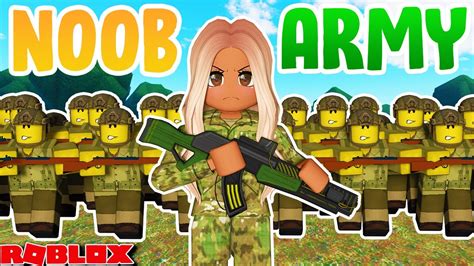 ⚔️ Creating My Own Noob Army On Roblox 🎖️ Noob Army Tycoon 🔫 Youtube
