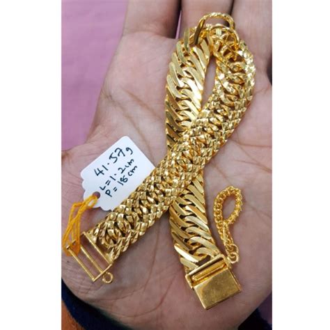 Emas bangkok cop 916 gelang tangan 🍭gelang emas 916🍭 gelang tangan lipan putera padu 1c 22.08g/17cm/ similar. Rantai Tangan Lipan Padu Emas 916 Tulen | Shopee Malaysia