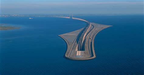 A Bridge That Turns Into An Underwater Tunnel Connecting Denmark And