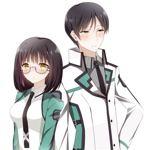 Shibata Mizuki And Yoshida Mikihiko Mahouka Koukou No Rettousei Drawn