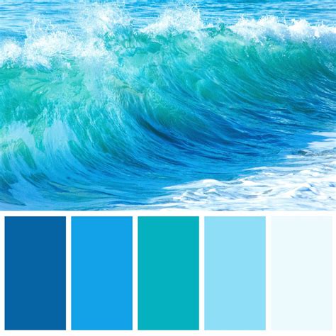 Ocean Color Palette Ocean Color Palette House Color Schemes Beach Vrogue