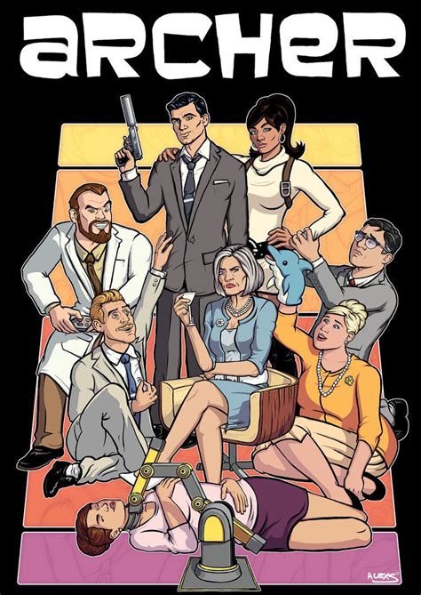 Archer Show Archer Tv Series Archer Fx Archer Sterling Cartoon