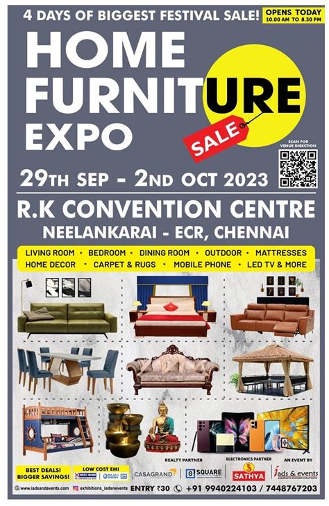 Chennai Home Furniture Expo October 2023 Check N Shop India