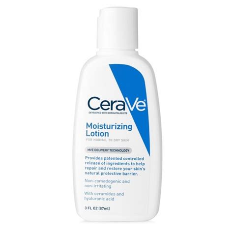 This is because it contains ingredients that moisturize better than others. CeraVe Daily Moisturizing Lotion for Normal to Dry Skin ...