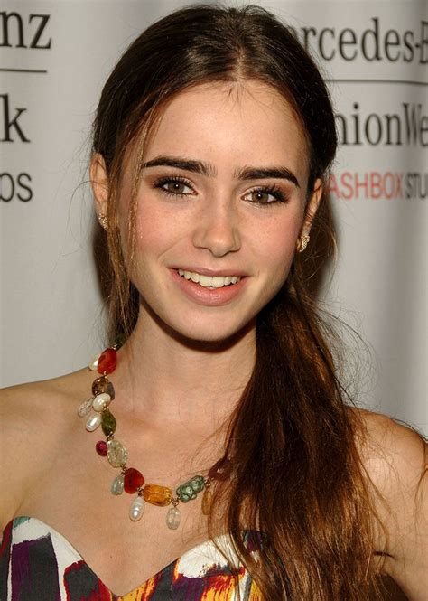 Lily Collins Beauty Evolution Spring 2009 Mercedes Benz Fashion Week