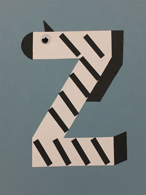 Z Is For Zebra Letter Z Crafts Abc Crafts Alphabet Crafts Alphabet