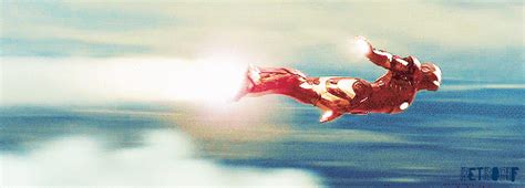 Flying Iron Man Animated 