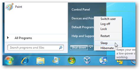 Remove Shutdown And Restart Buttons In Windows 7