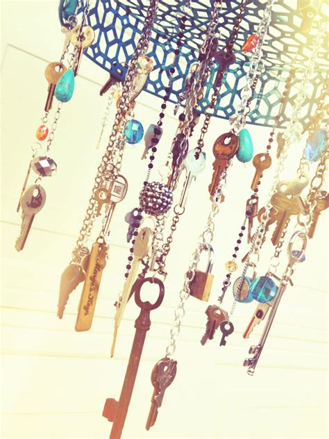 Pin By Michon Colovich On Nailed It Diy Wind Chimes Key Crafts Old