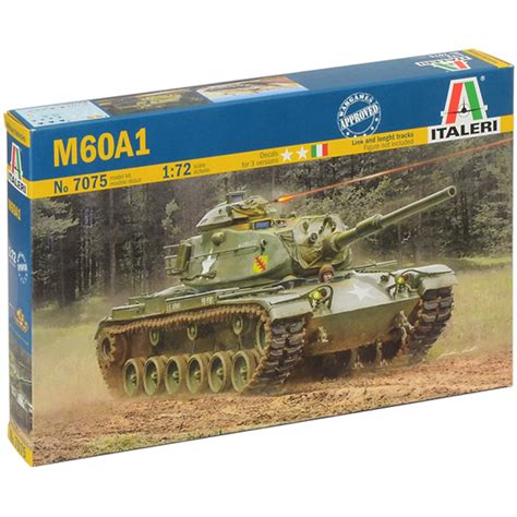 Italeri M60a1 Tank Model Kit Scale 172 7075 New Ebay