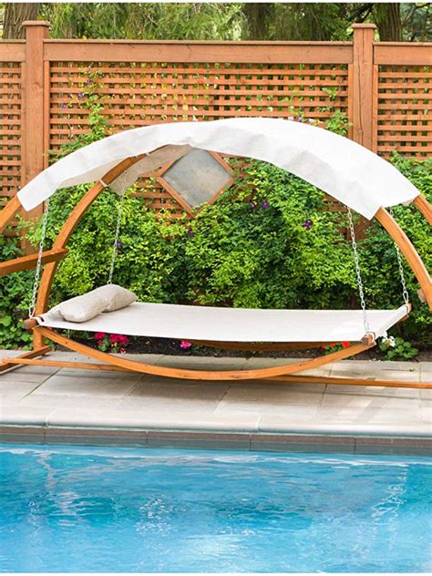 Swing Bed With Canopy Hammocks Outdoor Bed Swing Outdoor Swing