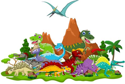 Dinosaurios Animados Para Ninos Png Dibujos De Ninos