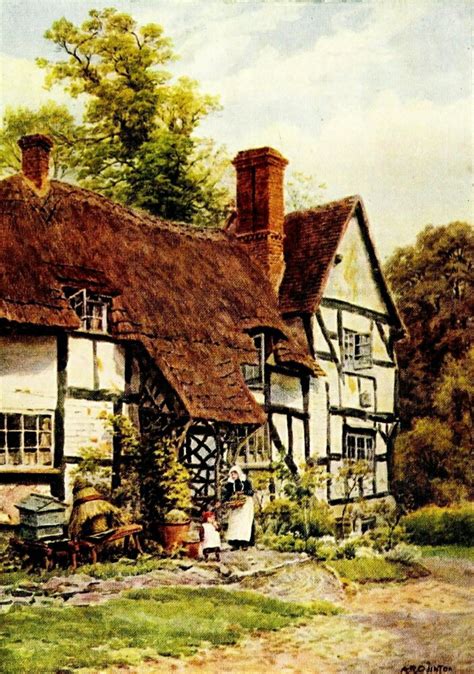Posterazzi The Cottages And The Village Life Of Rural England 1912