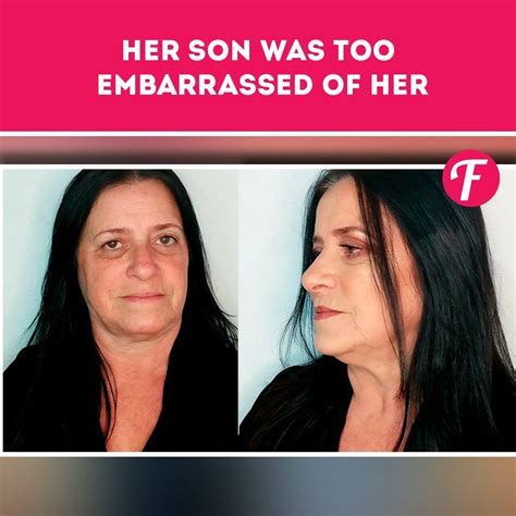 She Did Her Makeup For The First Time In 10 Years For Her Son A Son Didnt Want To Introduce