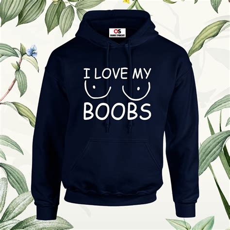 I Love My Boobs T Shirt Funny Cools Joke Tits Present T For Etsy