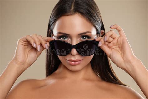 Naked Woman Wearing Glasses Stock Photos Free Royalty Free