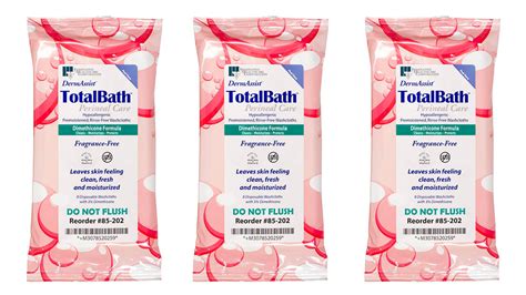 85 202 Totalbath Incontinence Wipes And Perineal Care Innovative