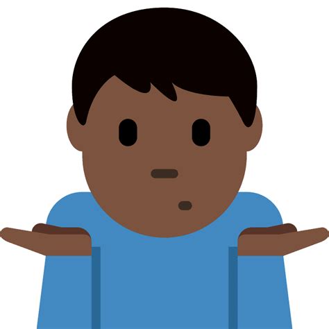 Shrug Emoji Clip Art