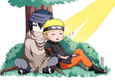 Free Download Wallpaper Uzumaki Naruto Uchiha Sasuke Friends Chibi Cute