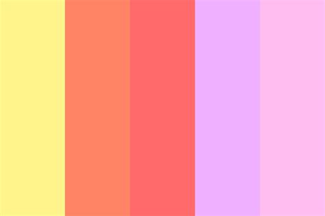 Pastel Sunset Base Palette Color Palette