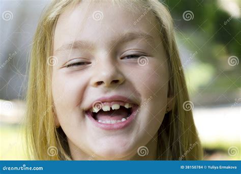 Cute Smiling Girl Stock Photo Image Of Smiling Child 38150784