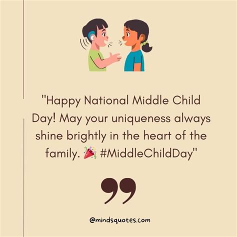 50 Best National Middle Child Day Quotes Wishes And Messages Captions