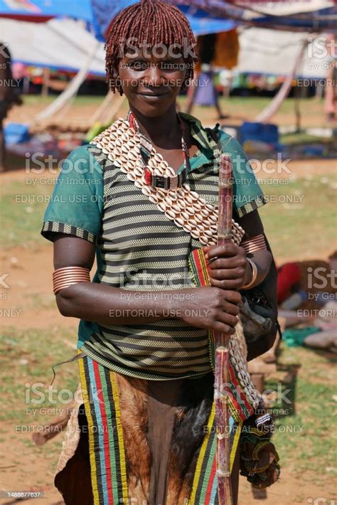 Woman From The Bena Tribe In Traditional Dress Stock Photo Download