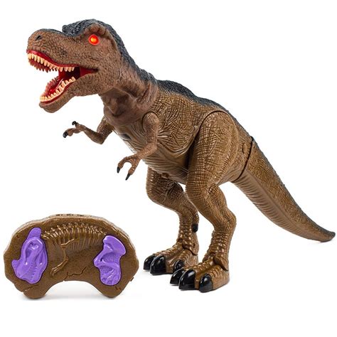 Kids would love to play with this menacing creature and imagine themselves as a superhero to handle these dinosaurs. Toysery Remote Control Dinosaur Toy for Kids, RC Walking ...