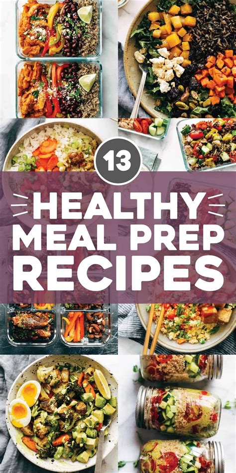 13 Best Healthy Meal Prep Recipes | Healthy meal prep, Good healthy recipes, Healthy recipes