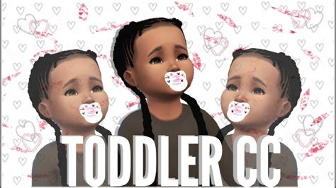 Sims 4 Toddler Cc Finds Girls Youtube