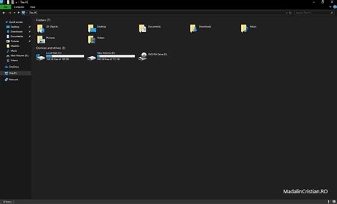 Windows 10 1809 Dark Theme File Explorer Madalincristianro