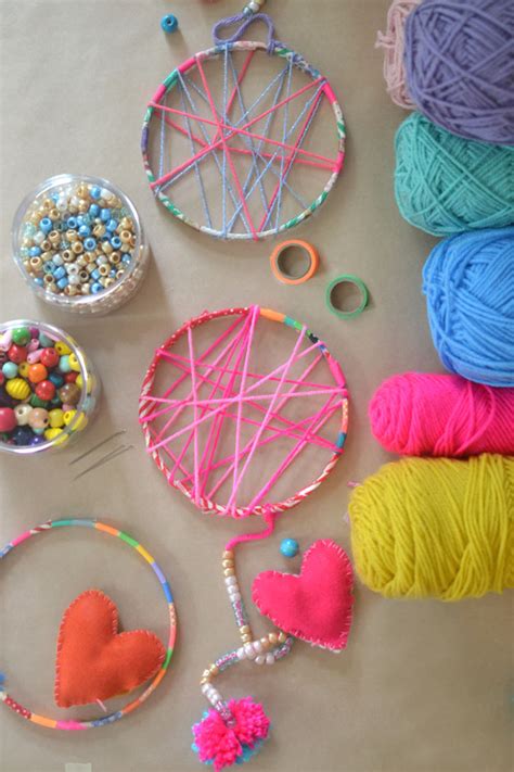 Birthday crafts for kids to make. DIY Dreamcatcher For Kids . - Crafting News