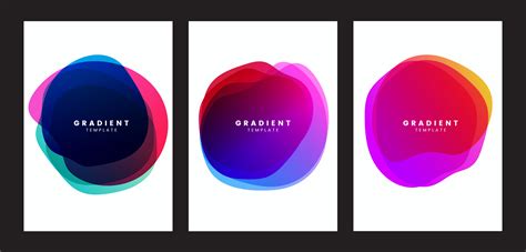 Colorful Gradient Template Poster Design Download Free Vectors