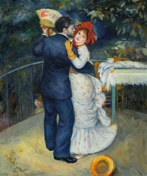 Renoir Dance In The Country Oil Painting On Canvas At Overstockart