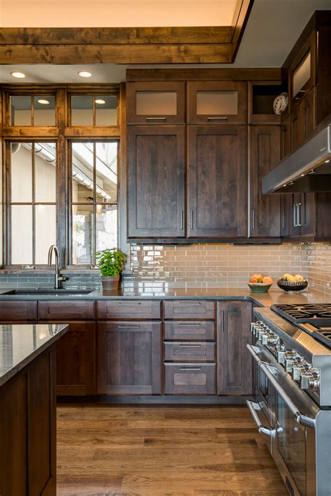 How To Use Dark Walnut Stained Cabinets For A Classic Look Home Cabinets