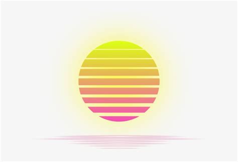 Vaporwave Sunset Transparent Shop Vaporwave Sunset Stickers Created