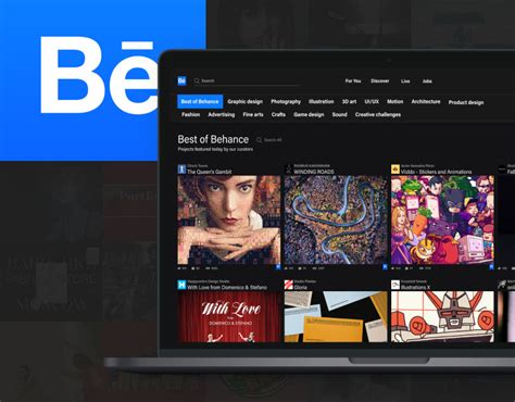 Behance Redesign Concept Behance