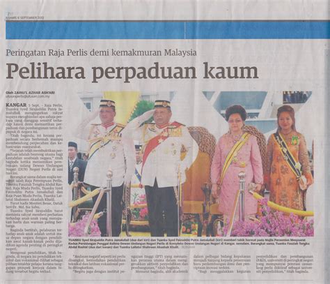 Malaysia terkenal di mata dunia sebagai sebuah negara berbilang bangsa yang bersatu padu. Islah Perlis: UTUSAN: Pelihara perpaduan kaum