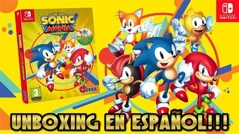 Unboxing Sonic Mania Plus En Español Para La Nintendo Switch Youtube