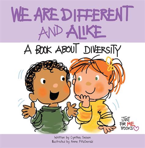 We Are Different And Alike By Anne Fitzgerald And Cynthia Geisen Book