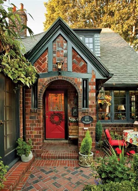 How To Paint Brick House Exterior A Textbook 1920s Tudor In Portland