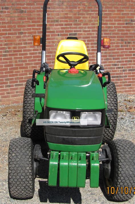 John Deere 4100 Compact Tractor 4wd Hst With 240 Hours