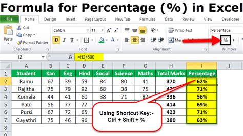 How to do percentages in Excel بيت المهندسين