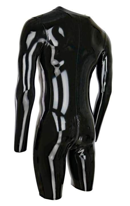 Rubbertech Clothing Latex Surfsuit Catsuit Black Short Arms And Legs