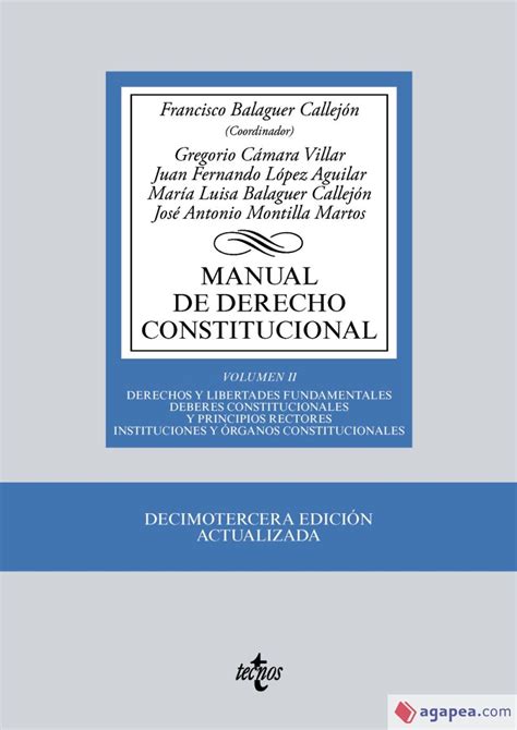 Manual De Derecho Constitucional Montilla Martos Jose Antonio