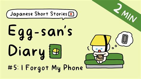japanese short stories for beginner egg san s diary ep 5 i forgot my phone free pdf