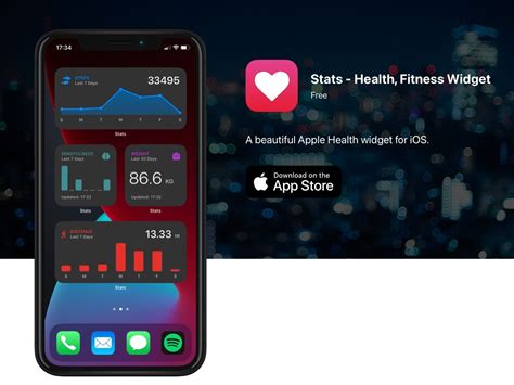 Stats Takes Your Health Data And Puts It Into A Widget On Your Home