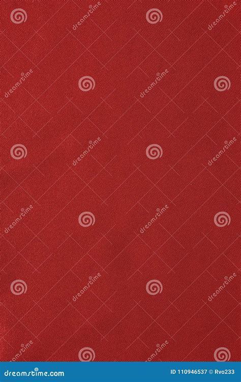 Texture Of Red Nylon Fabric Aviation Tarpaulin Close Up Stock Image