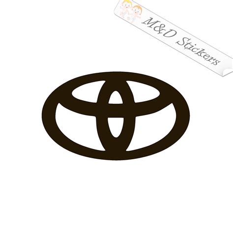 2x Toyota Logo Vinyl Decal Sticker Different Colors And Size For Carsbi