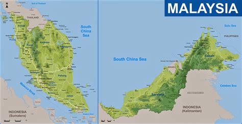 Malaysia In The Map Malaysiatrack